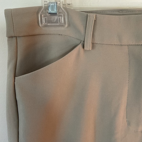 Express women’s tan trousers business‎ casual office NWOT size 8R - Picture 2 of 6